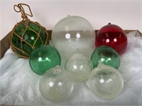 Decorative glass ball lot