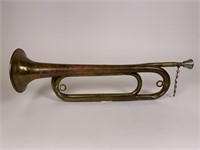 Vintage U.S. Regulation Brass Bugle