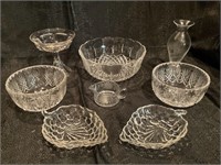 A Group of Various Crystal and Glass Items