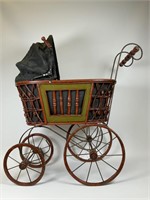Old fashioned doll buggy