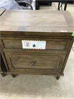 Two drawer nightstand with power outlet MSRP 299