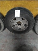 5 used truck tire w/wls