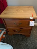 ALL WOOD END TABLE