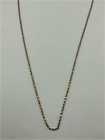 14K yellow gold chain necklace