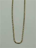 14K yellow gold chain necklace