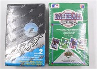 Sealed Boxes 1990 Upper Deck & Leaf Baseball Cards