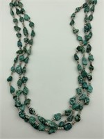 Turquoise & shell necklace