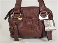 B. Makowsky leather handbag