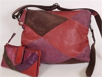 Fossil patchwork crossbody bag & wallet