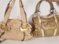 2 B. Makowsky leather shoulder bags