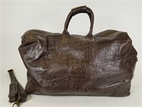 Terrida Italian leather overnight bag