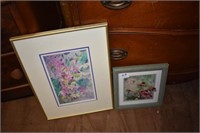 Watercolor Signed & Floral Print