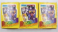 (3) Full Boxes 1989 Donruss Baseball Cards