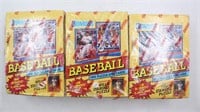 (3) Sealed Boxes 1991 Donruss Baseball Cards