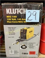 KLUTCH 120 VOLT / 140 AMP FLUX CORE MIG WELDER