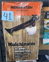 REMINGTON MULCHINATOR 12 AMP BLOWER / VAC