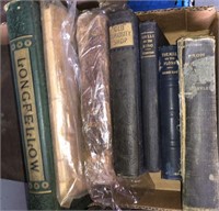 Box Lot of Vintage Style Books