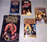 (5 PCS) Star Wars/StarTrek Books & Audiobook