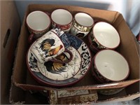 (2 BOXES) Rooster Décor Kitchenalia