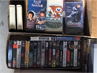 (2 BOXES) VHS Tapes