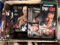 Large Box Lot of VHS Tapes