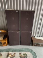 (4x) Vintage Panasonic Thruster Speakers