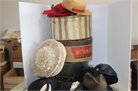 VINTAGE HATS AND BOXES
