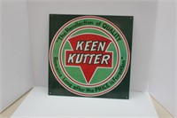 KEEN KUTTER METAL SIGN  11.75X11.75, REPOP?