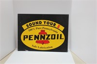 PENNZOIL METAL SIGN 12X16" REPOP?