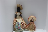 2 VINTAGE DOLLS, VERY OLD AND UNIQUE