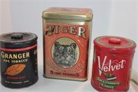 OLD TOBACCO TINS