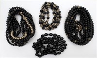 ONYX BEADED NECKLACES AND BRACELETS