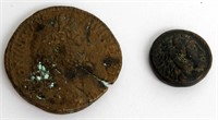 LOT OF 2 ANCIENT COINS