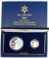 GOLD AND SILVER  COMMEMORATIVE SALT LAKE COIN SET