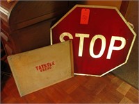 Taystee Bread Tray & Stop Sign