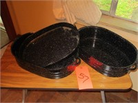 Oval Granite Toaster w/ Drip Pan