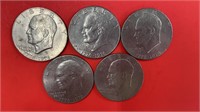 Eisenhower Bicentennial Silver Dollars Group