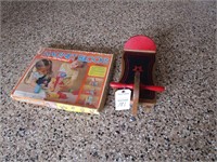 Infant Wooden Rocking Horse; Pedestal Toys-Magnet