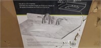 31 in Aniston marble sink 31 w x 22 in deep box