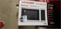 Sharp carousel microwave oven SMC0912BS .9 CU FT