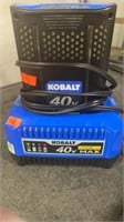 Kobalt 40v max lithium-ion battery & charger