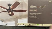 Allen & Roth 52-inch ceiling fan aged bronze