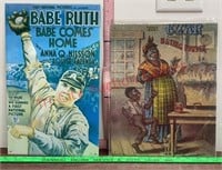 2 Tin Signs - Babe Ruth & Czar Baking Powder