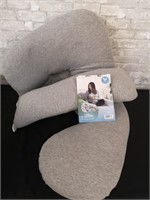 U-shape full body pillow, Jersey grey by Pharmedoc