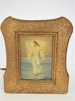 MOTION LAMP 1930'S JESUS ON WATER- TESTED/WORKING