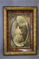 VICTORIAN PORTRAIT - VERY EARLY FRAME 19"X 27 1/2"