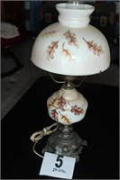 Glass & Brass Lamp 21"