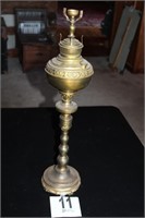 Brass Oil Lamp Electric Lamp 27"