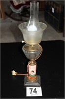 Glass Lamp 17.5"