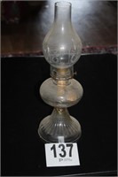 Glass Oil Lamp 19"